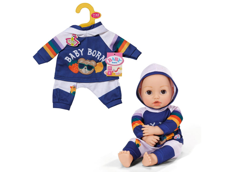 Baby Born Jogging Suit Navy 43cm