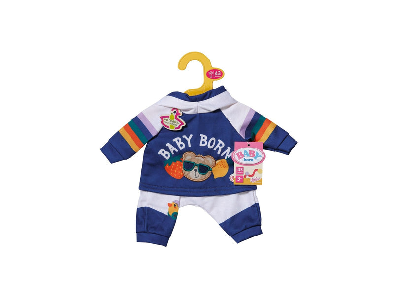Baby Born Jogging Suit Navy 43cm