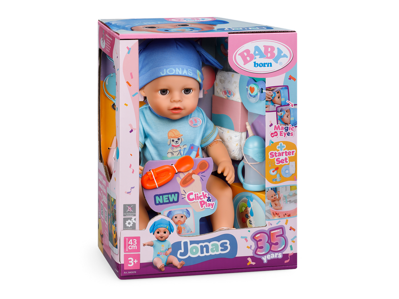 Baby Born Jonas Click & Play 43cm