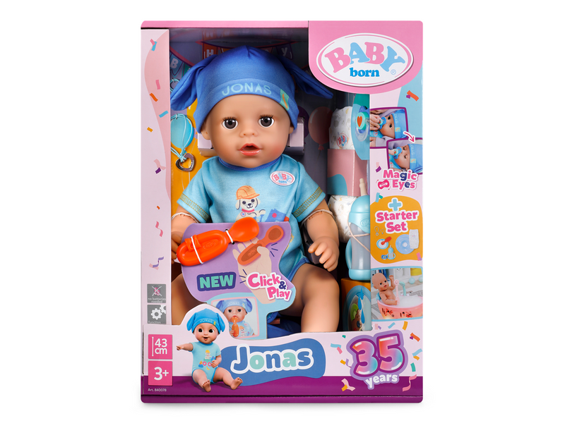 Baby Born Jonas Click & Play 43cm