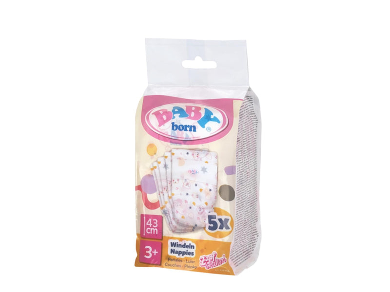 Baby Born Nappies 5 pack