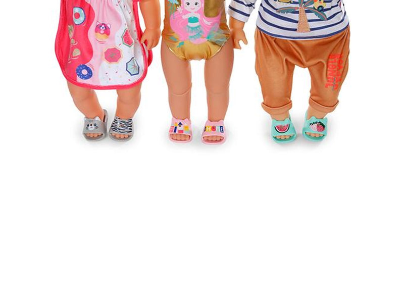 Baby Born Slippers 3 assorted 43cm