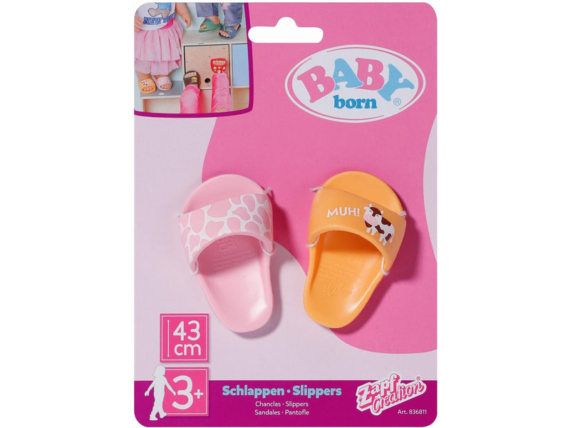 Baby Born Slippers 43cm assorted