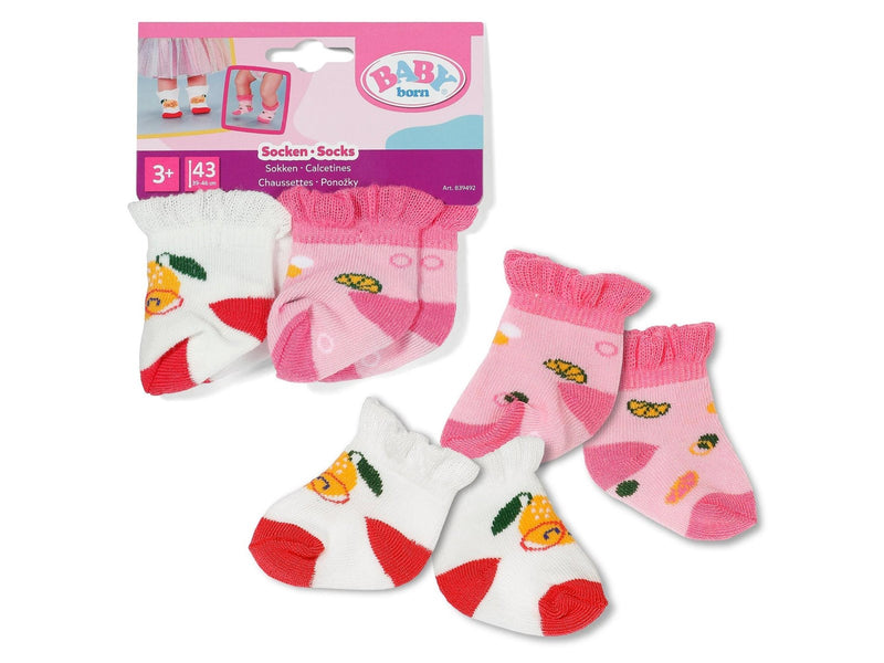 Baby Born Socks 2 assorted 43cm