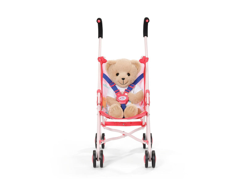 Baby Born Stroller with Bag Pink
