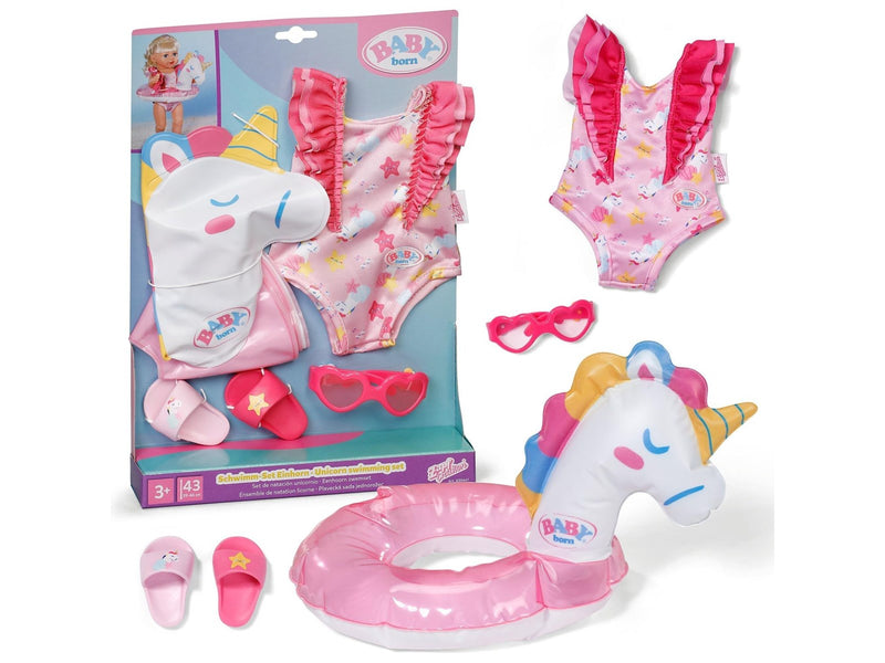 Baby Born Swim Set Unicorn 43cm