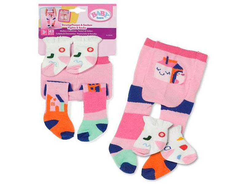 Baby Born Tights & Socks 2 assorted 43cm