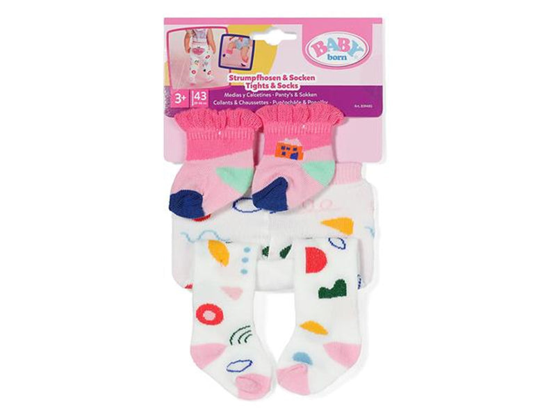 Baby Born Tights & Socks 2 assorted 43cm