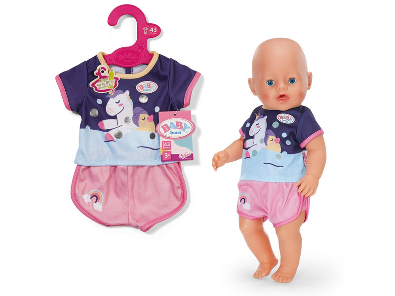 Baby Born Unicorn Short Pyjamas 43cm
