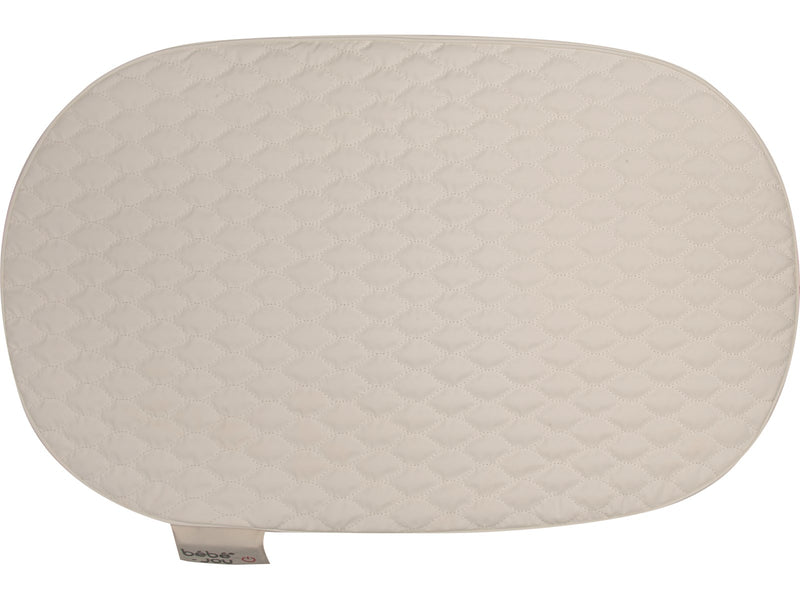 BabyDan BebeJou Heated Changing pad Quilted Waves Off Whi