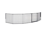 BabyDan Flex XXL sikkerhedsgitter sort 278-350 cm