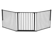 BabyDan Pet Flex L hundegitter sort 146-223 cm