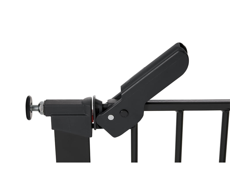 BabyDan Premier Safety Gate with 3 Extensions Black 92.5-99.8 cm