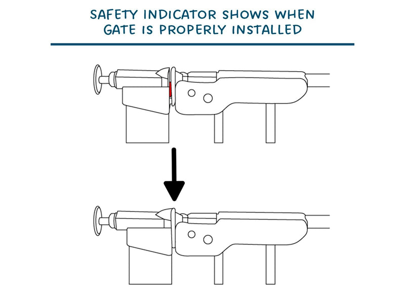 BabyDan Premier Safety Gate with 6 Extensions 112-119.3 cm Silver