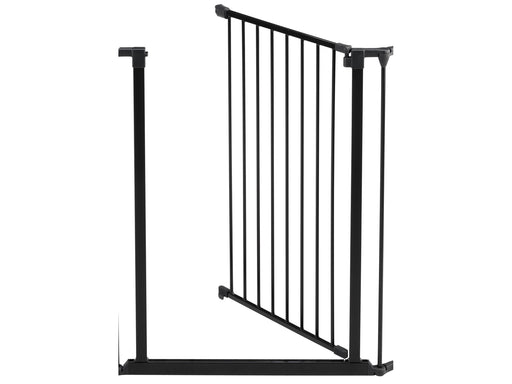 BabyDan Scandinavian Pet Design Extra hohes Hundeschutzgitter Element mit Tür Schwarz