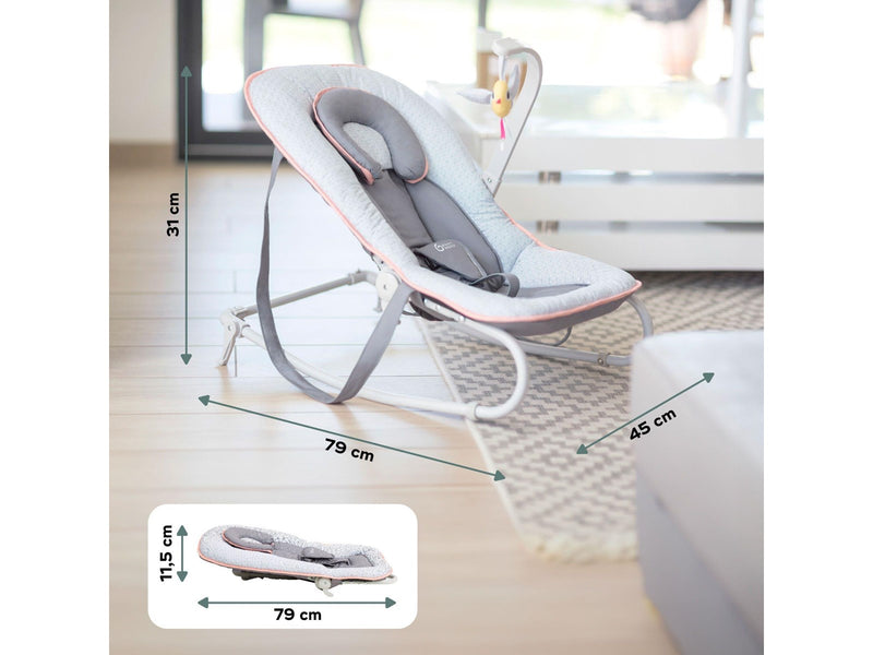 Babymoov Bubble bouncer Graphik peach