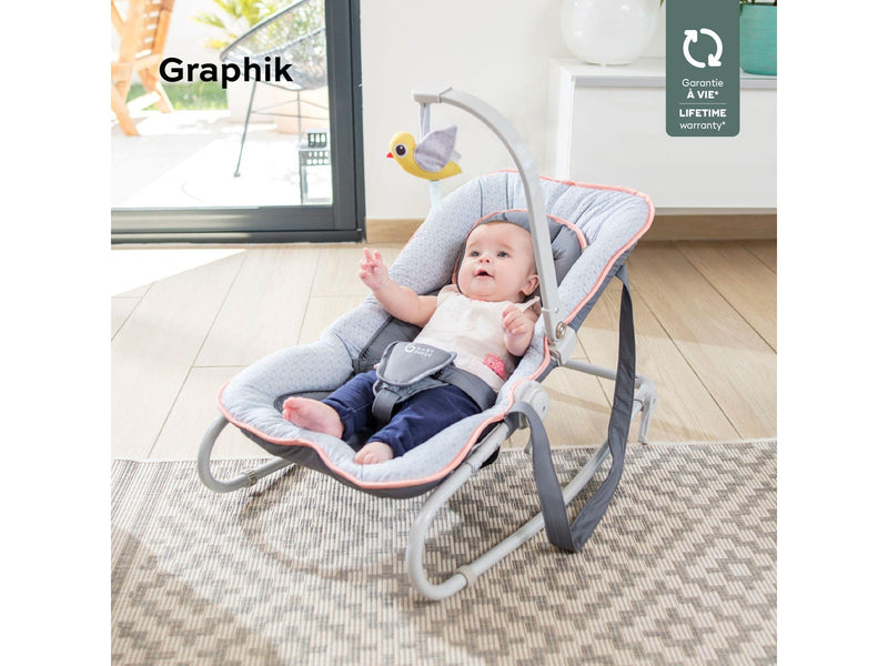 Babymoov Bubble bouncer Graphik peach