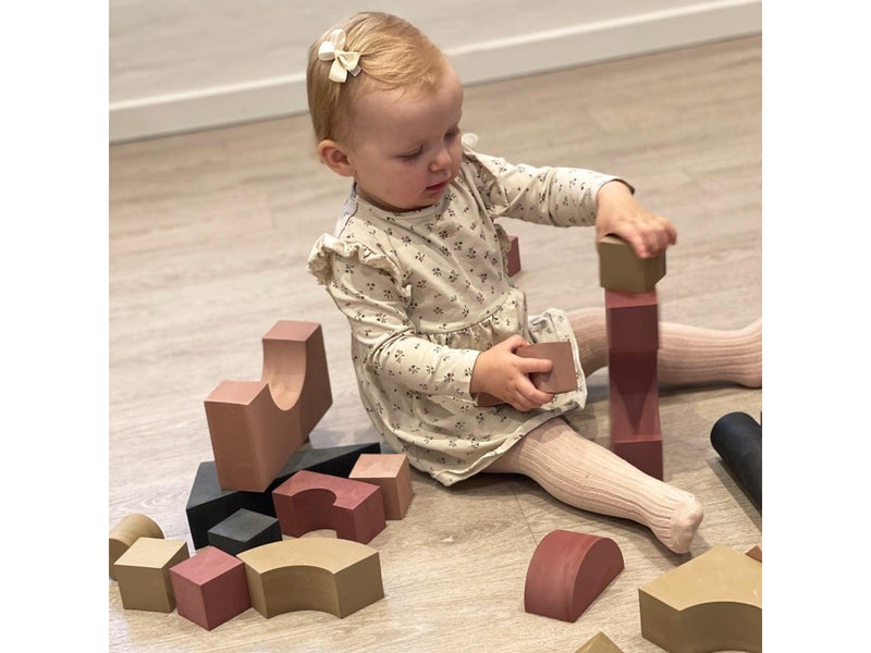 Babytrold Foam building blocks - Sand - 52 pieces