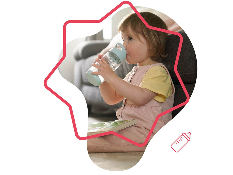 Badabulle Drinking Bottle With Straw