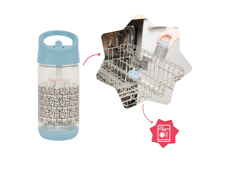 Badabulle Drinking Bottle With Straw