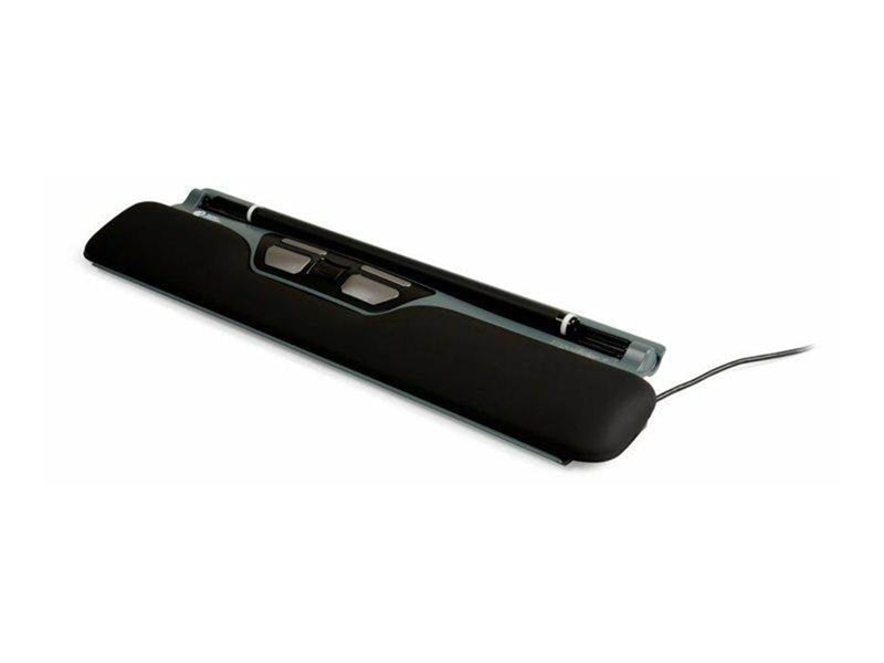 Bakker Elkhuizen ErgoSlider Plus - central pointing device - universal - USB - black dark grey yellow - Zentrales Zeigegerät (Grau)