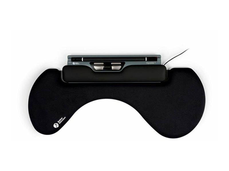 Bakker Elkhuizen ErgoSlider Plus - central pointing device - universal - USB - black dark grey yellow - Zentrales Zeigegerät (Grau)