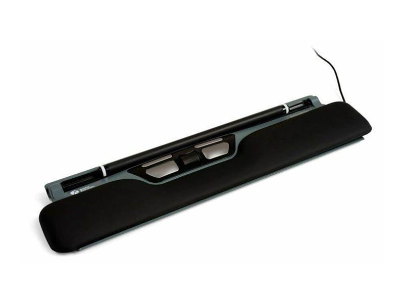 Bakker Elkhuizen ErgoSlider Plus - central pointing device - universal - USB - black dark grey yellow - Zentrales Zeigegerät (Grau)