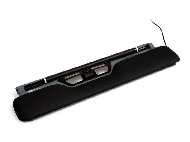 Bakker Elkhuizen ErgoSlider Plus - central pointing device - universal - USB - black dark grey yellow - Zentrales Zeigegerät (Grau)