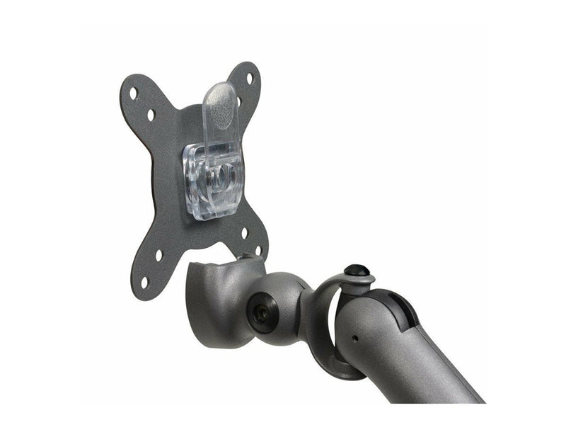 Bakker Elkhuizen Flexible Dual mounting kit - adjustable dual arms - for 2 monitors - dark grey - Max 10 kg - recommended for 17"-35" (for flat screen), 17"-32" (for curved screen)