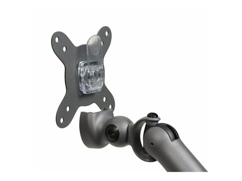 Bakker Elkhuizen Flexible Dual mounting kit - adjustable dual arms - for 2 monitors - dark grey - Max 10 kg - recommended for 17"-35" (for flat screen), 17"-32" (for curved screen)