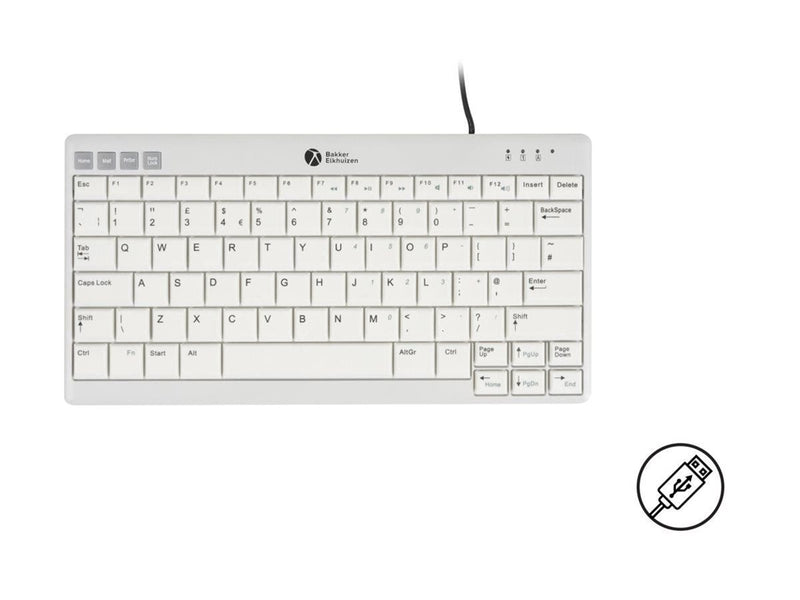Bakker Elkhuizen UltraBoard 950 V2 Compact - Tastatur - Deutsch - Grau