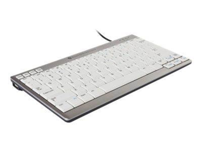 Bakker Elkhuizen UltraBoard 950 - keyboard - US / European - Tastatur - Englisch - Silber