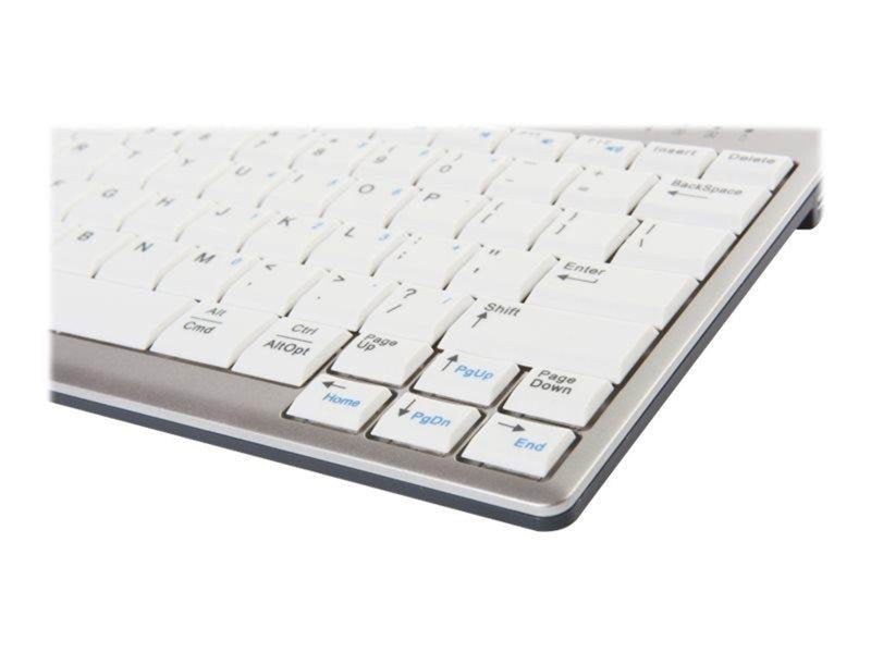 Bakker Elkhuizen UltraBoard 950 - keyboard - US / European - Tastatur - Englisch - Silber