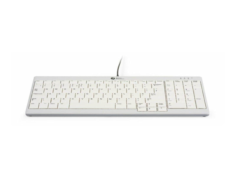 Bakker Elkhuizen UltraBoard 960 V2 - keyboard compact - QWERTZ - German - dark grey light grey Input Device - Tastatur - Deutsch - Grau