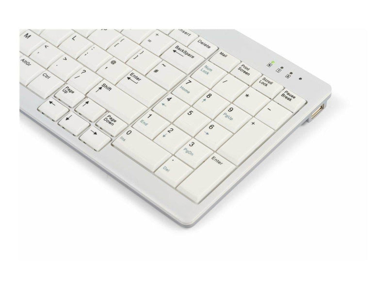 Bakker Elkhuizen UltraBoard 960 V2 - keyboard compact - QWERTZ - German - dark grey light grey Input Device - Tastatur - Deutsch - Grau *DEMO*