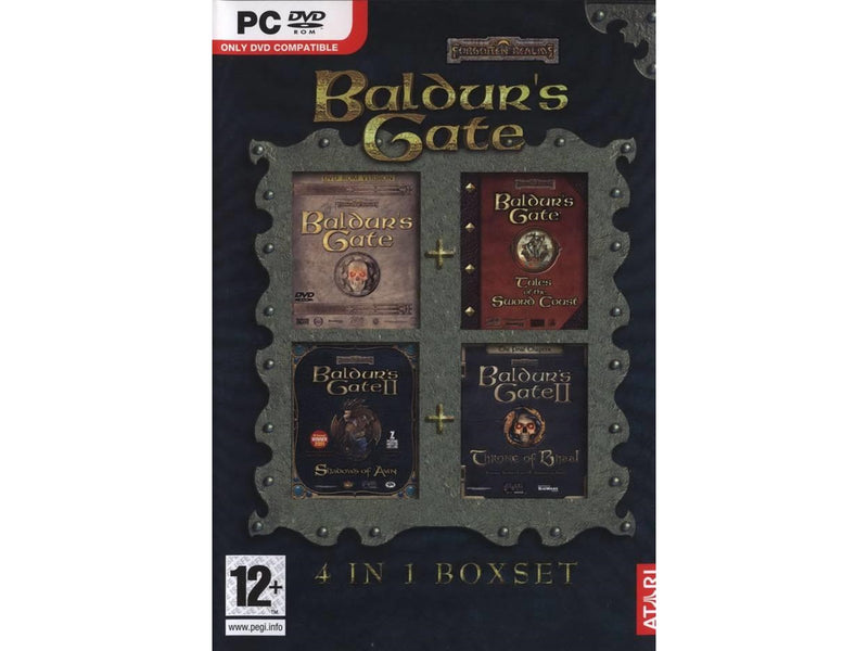 Baldur's Gate: 4 in 1 Boxset - Windows - Samlung - PEGI 12