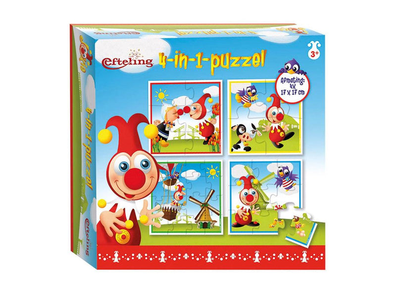 Bambolino Toys - 4in1 Puzzle Jokie 16pcs. 2D Puzzles