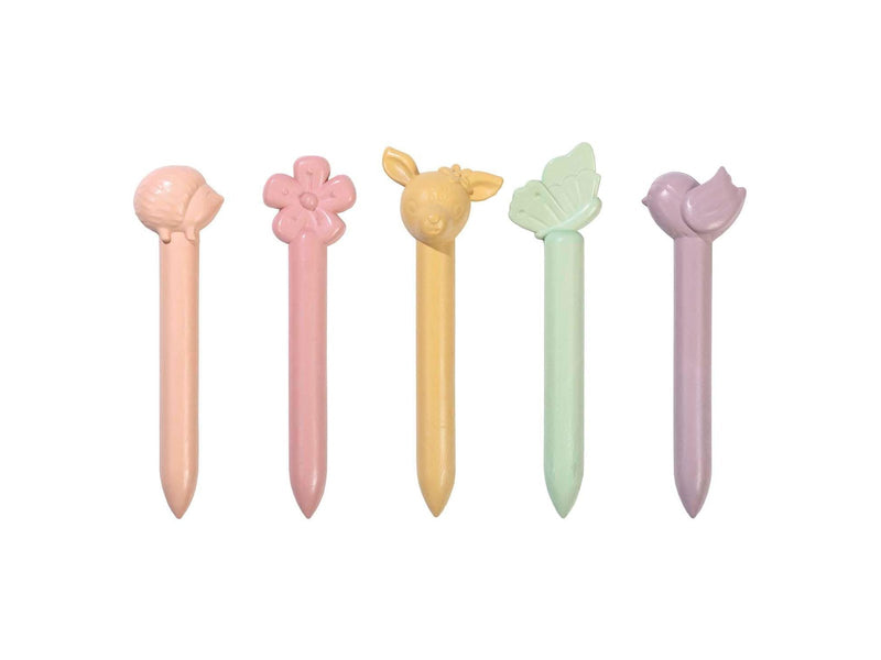 Bambolino Toys Little Dutch Wax Crayons Fairy Garden