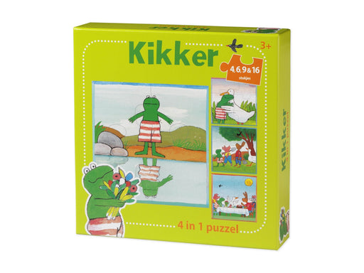 Bambolino Toys The world of Frog Puzzle 4in1 2D Puzzles
