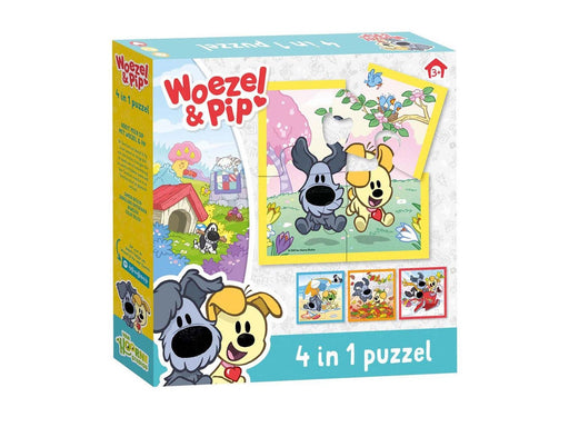 Bambolino Toys Woezel & Pip 4-1 Puzzle 2D Puzzles