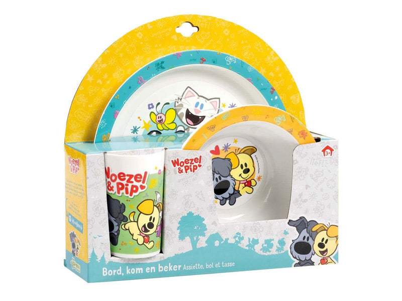 Bambolino Toys Woezel & Pip Dining set 3 pieces.