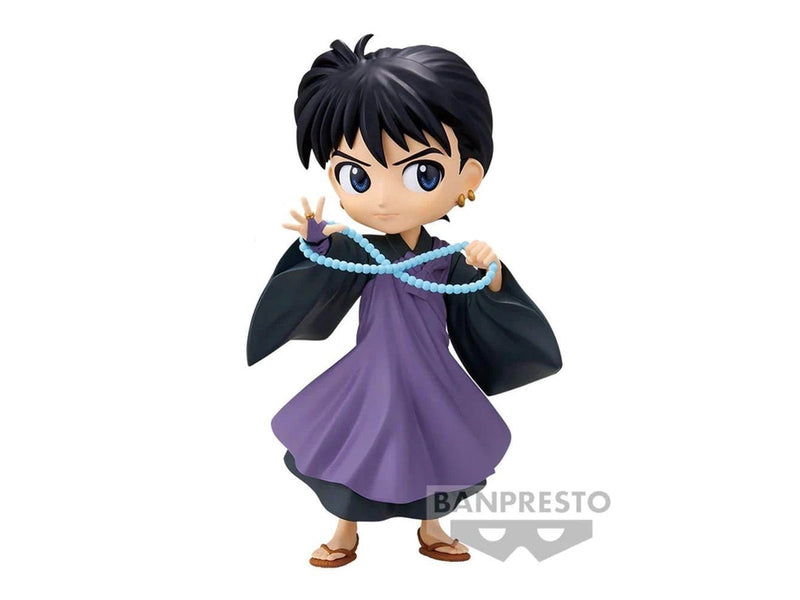 Banpresto - Inuyasha - Q posket-Inuyasha&Miroku-(B:Miroku) Figure 14 cm - Figur