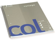 Bantex  Col College Pad Squared Punched Holes A4
