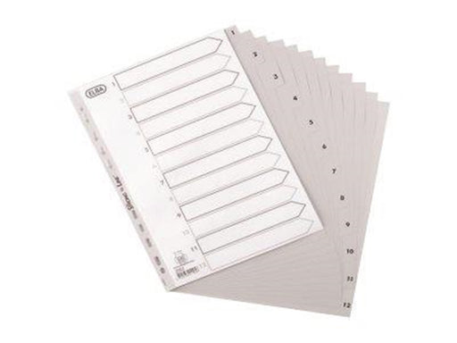 Bantex  Strong-Line®Indexes 1-12 Grey