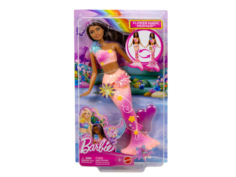 Barbie Blooming Magic schwarze Meerjungfrauenpuppe