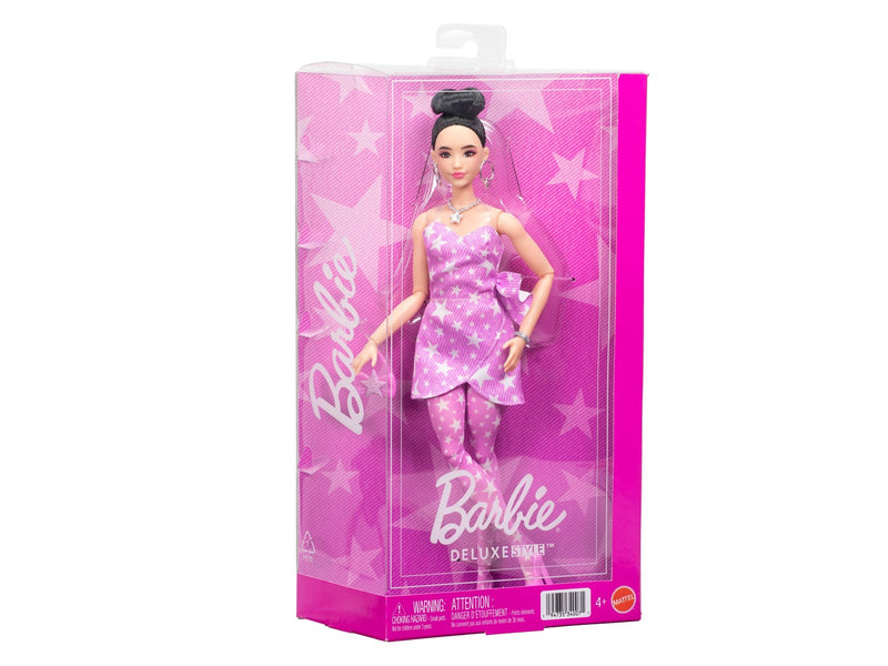 Barbie Deluxe Style Pinker Denim-Stern-Wickel Asian