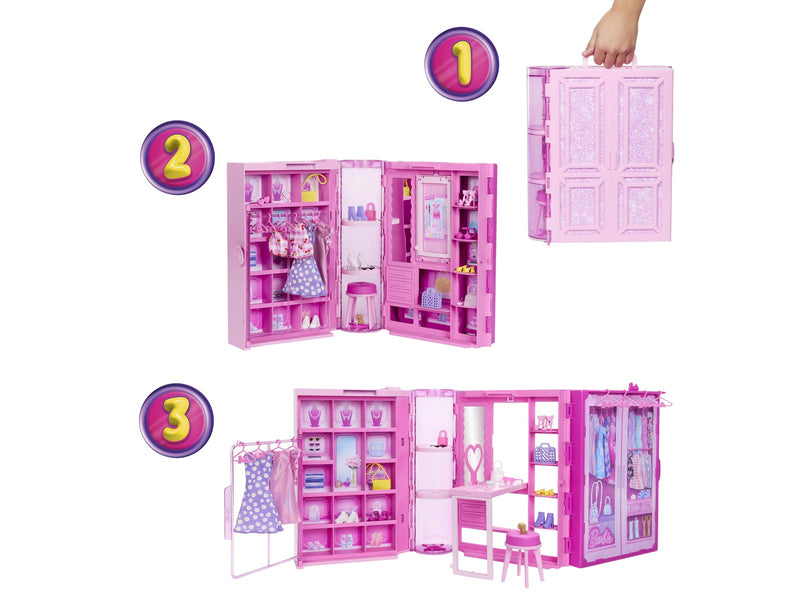 Barbie Fashion Fun Dream Closet mit Puppe