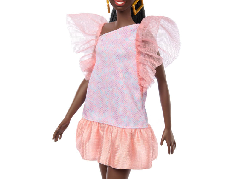 Barbie Fashionistas Peach Puffy - Pink Peach