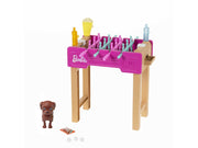 Barbie Mini Playset With Pet Accessories And Working Foosball Table