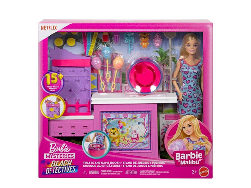 Barbie Mysteries: Beach Detectives Treats and Game Booth with "Malibu" Doll